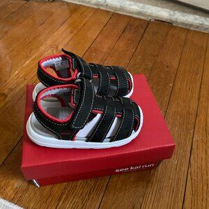See Kai Run Toddler size 6 black sandal